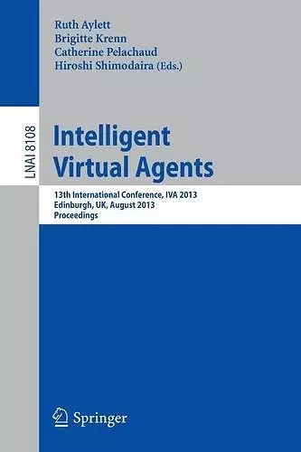 Intelligent Virtual Agents cover