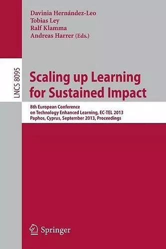 Scaling up Learning for Sustained Impact cover