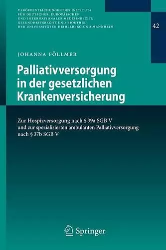 Palliativversorgung in der gesetzlichen Krankenversicherung cover