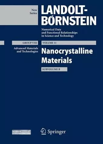 Nanocrystalline Materials cover