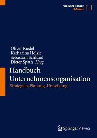 Handbuch Unternehmensorganisation cover