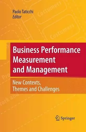 Business Performance Measurement and Management cover