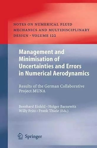 Management and Minimisation of Uncertainties and Errors in Numerical Aerodynamics cover