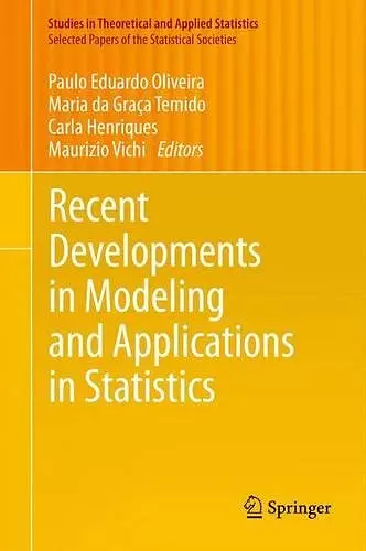 Recent Developments in Modeling and Applications in Statistics cover