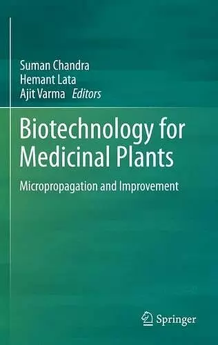 Biotechnology for Medicinal Plants cover
