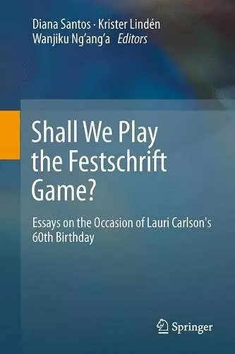Shall We Play the Festschrift Game? cover