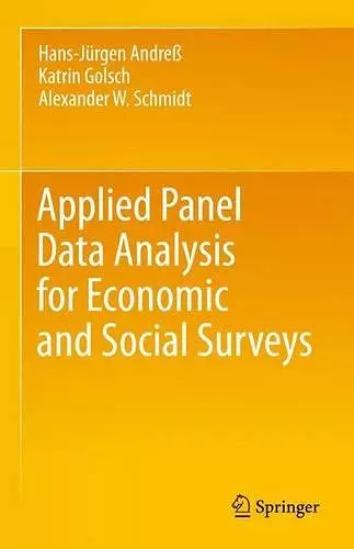 Applied Panel Data Analysis for Economic and Social Surveys cover