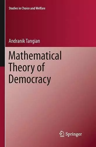 Mathematical Theory of Democracy cover