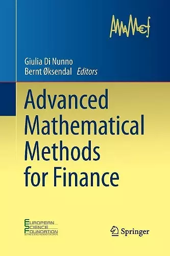 Advanced Mathematical Methods for Finance cover