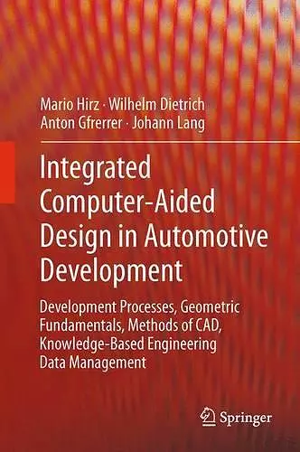 Integrated Computer-Aided Design in Automotive Development cover