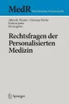 Rechtsfragen der Personalisierten Medizin cover