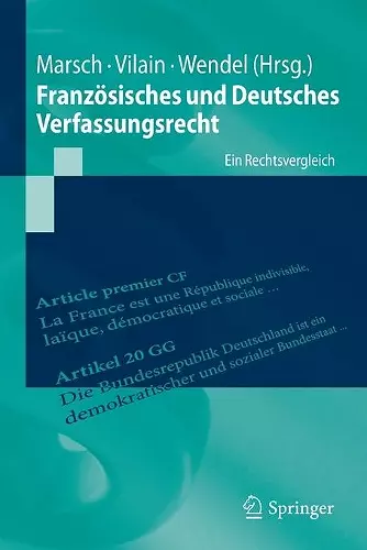 Französisches und Deutsches Verfassungsrecht cover