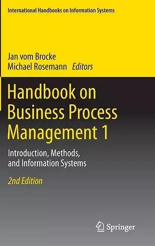 Handbook on Business Process Management 1 cover
