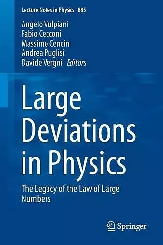 Large Deviations in Physics cover