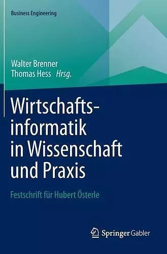 Wirtschaftsinformatik in Wissenschaft und Praxis cover