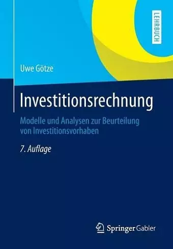 Investitionsrechnung cover