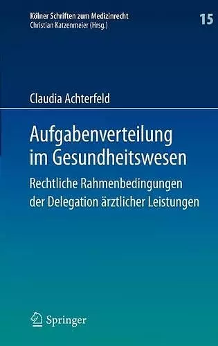 Aufgabenverteilung im Gesundheitswesen cover