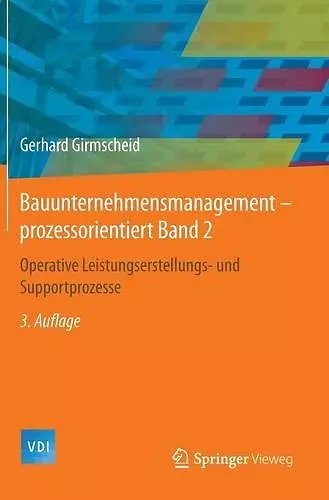 Bauunternehmensmanagement-prozessorientiert Band 2 cover