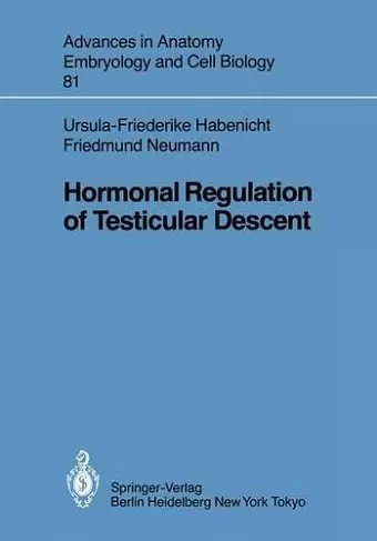 Hormonal Regulation of Testicular Descent cover