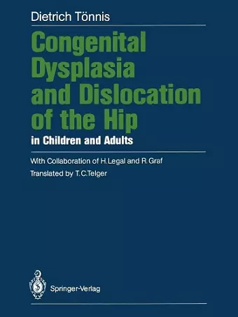 Congenital Dysplasia and Dislocation of the Hip in Children and Adults cover