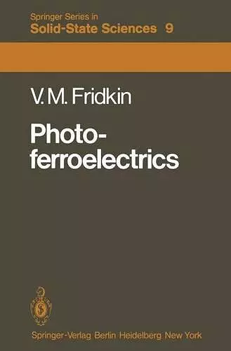 Photoferroelectrics cover