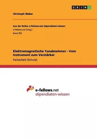 Elektromagnetische Tonabnehmer - Vom Instrument zum Verstärker cover