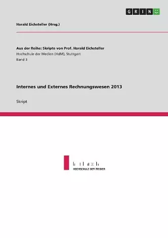 Internes und Externes Rechnungswesen 2013 cover