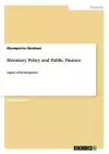 Monetary Policy and Public Finance cover