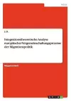 Integrationstheoretische Analyse europäischer Vergemeinschaftungsprozesse der Migrationspolitik cover