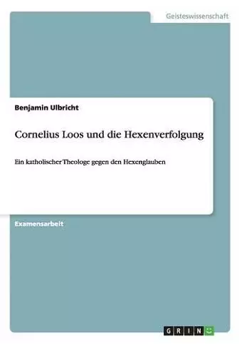 Cornelius Loos und die Hexenverfolgung cover