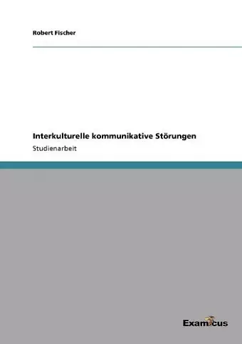 Interkulturelle kommunikative Störungen cover