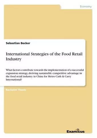 International Strategies of the Food Retail Industry cover