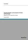 Schuldrechtlicher und normativer Teil des Tarifvertrages cover