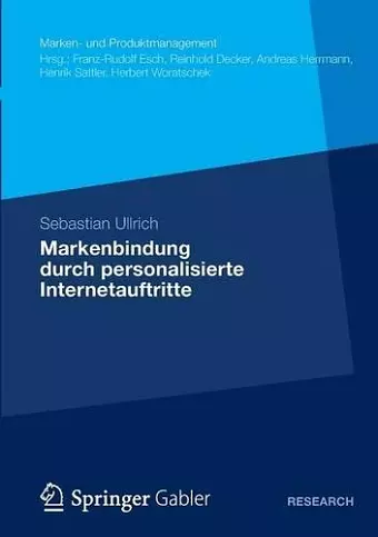 Markenbindung durch personalisierte Internetauftritte cover