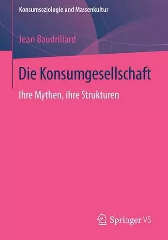 Die Konsumgesellschaft cover