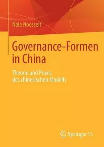 Governance-Formen in China cover