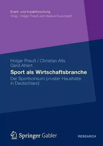 Sport als Wirtschaftsbranche cover
