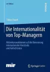 Die Internationalität von Top-Managern cover