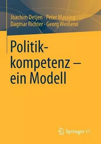Politikkompetenz – ein Modell cover
