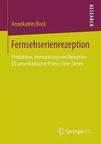 Fernsehserienrezeption cover