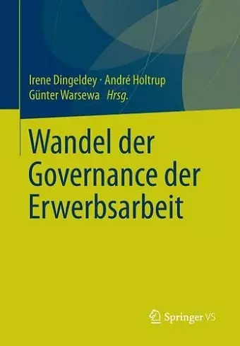 Wandel der Governance der Erwerbsarbeit cover