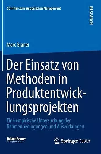 Der Einsatz von Methoden in Produktentwicklungsprojekten cover