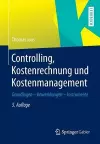 Controlling, Kostenrechnung und Kostenmanagement cover