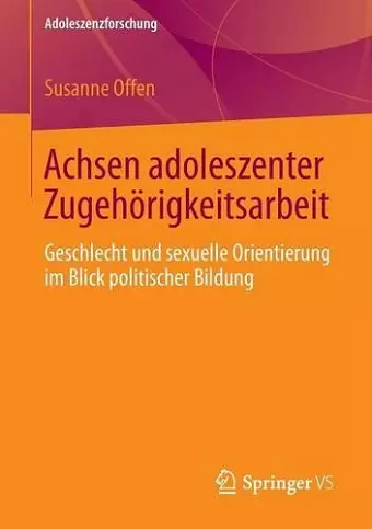 Achsen adoleszenter Zugehörigkeitsarbeit cover