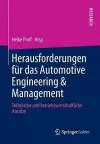 Herausforderungen für das Automotive Engineering & Management cover