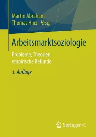 Arbeitsmarktsoziologie cover