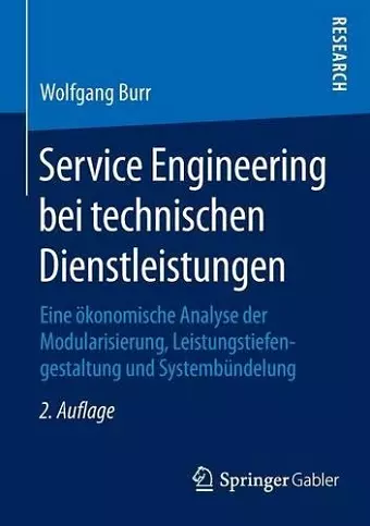Service Engineering bei technischen Dienstleistungen cover