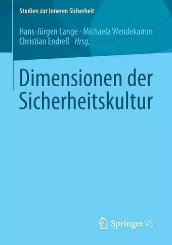 Dimensionen der Sicherheitskultur cover
