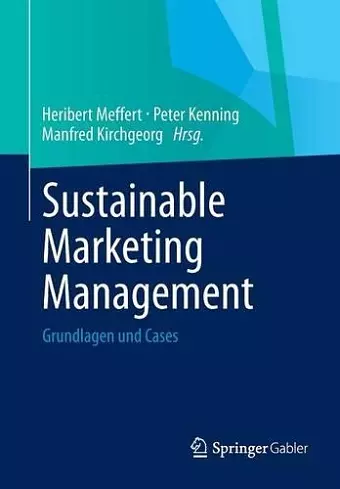 Sustainable Marketing Management cover