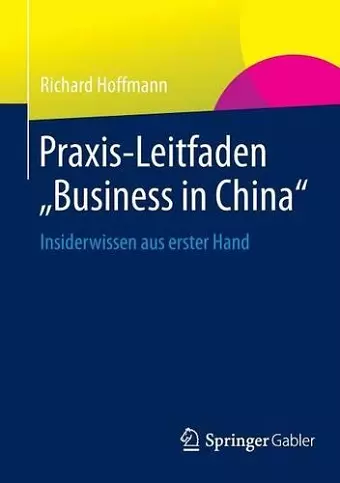 Praxis-Leitfaden "Business in China" cover